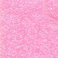 DB055 Lined Pale Pink AB - Miyuki Delica Seed Beads - 11/0