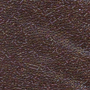 DB061 Lined Wine AB - Miyuki Delica Seed Beads - 11/0