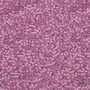 DB072 Lined Pale Lilac AB - Miyuki Delica Seed Beads - 11/0