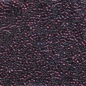 DB1004 Metallic Red-Purple-Gold Iris - Miyuki Delica Seed Beads - 11/0