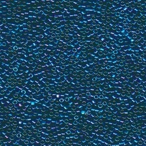 DB1006 Metallic Blue-Green-Gold Iris - Miyuki Delica Seed Beads - 11/0