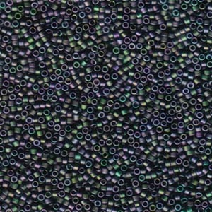DB1053 Matte Metallic Purple-Green-Gold Iris - Miyuki Delica Seed Beads - 11/0