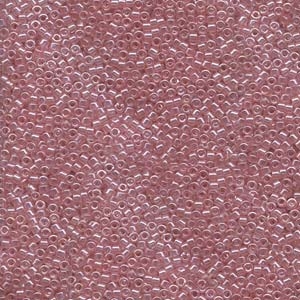 DB106 Transparent Pink Luster - Miyuki Delica Seed Beads - 11/0