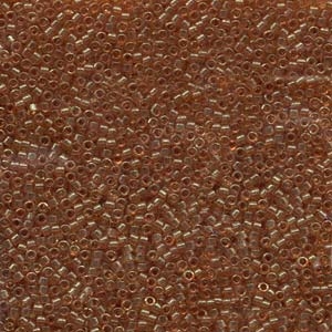 DB121 Dark Topaz Gold Luster - Miyuki Delica Seed Beads - 11/0