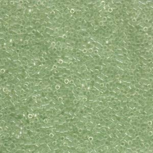 DB1404 Transparent Pale Green Mist - Miyuki Delica Seed Beads - 11/0