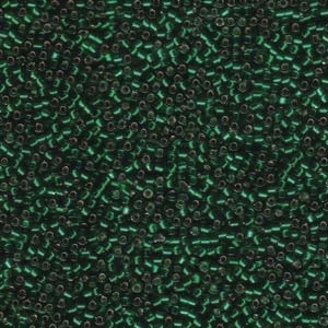 DB148 Silver Lined Green - Miyuki Delica Seed Beads - 11/0