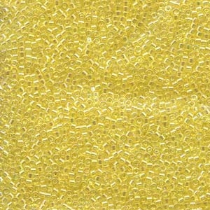 DB171 Transparent Yellow AB - Miyuki Delica Seed Beads - 11/0