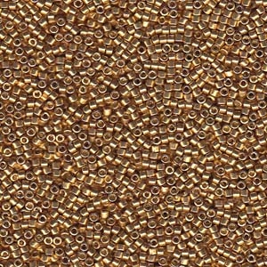 DB1832 Duracoat Galvanized Gold - Miyuki Delica Seed Beads - 11/0