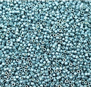 DB1847F Duracoat Galvanized Matte Dark Seafoam - Miyuki Delica Seed Beads - 11/0