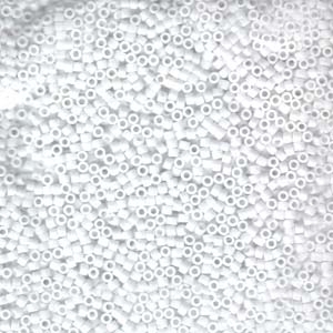 DB200 Opaque Chalk White - Miyuki Delica Seed Beads - 11/0