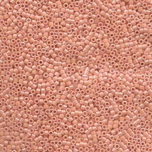 DB207 Opaque Peach Luster - Miyuki Delica Seed Beads - 11/0