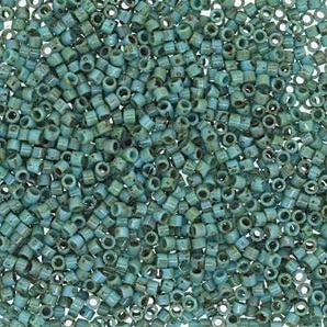 DB2264 Picasso Seafoam Green Matte - Miyuki Delica Seed Beads - 11/0