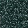 DB607 Dyed Silver Lined Teal - Miyuki Delica Seed Beads - 11/0