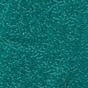 DB786 Dyed Matte Transparent Turquoise - Miyuki Delica Seed Beads - 11/0