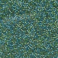 DB984 Lined Aqua Teal Mix - Miyuki Delica Seed Beads - 11/0