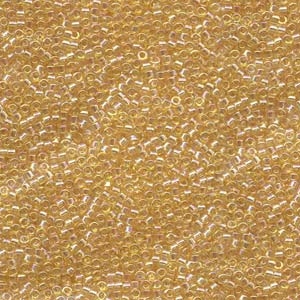 DB100 Transparent Light Topaz AB - Miyuki Delica Seed Beads - 11/0