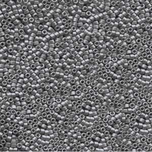 DB1175 Galvanized Matte Graphite - Miyuki Delica Seed Beads - 11/0