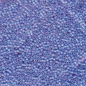 DB167 Opaque Light Sapphire AB - Miyuki Delica Seed Beads - 11/0