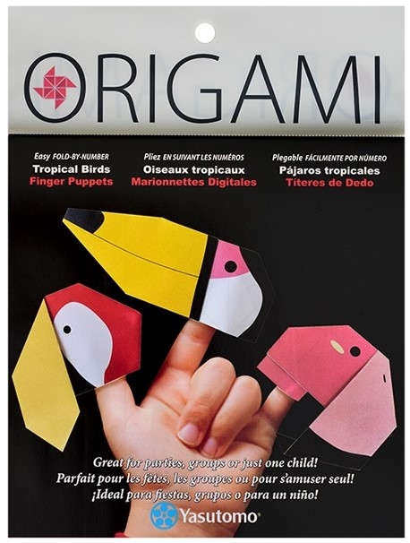 #4350 - Yasutomo Fold'Ems Origami Paper -  Tropical Birds