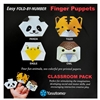 #4351 - Yasutomo Fold'Ems Origami Paper -  Animal Puppet Classroom Pack