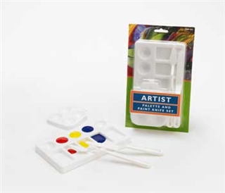 Artist Select Plastic Palette & Paint Knife Set