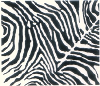 Printmakers Rubber Stamps Zebra