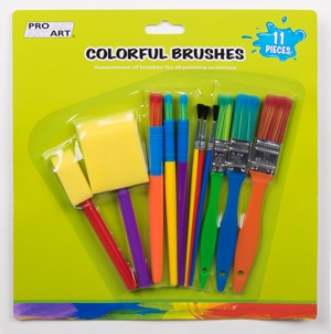 Pro Art Colorful Brushes Set