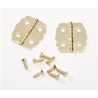 Brass Hinges - Curved - 7/8"