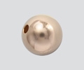 Rose Gold Filled Beads - Smooth Seamless Round - 8mm