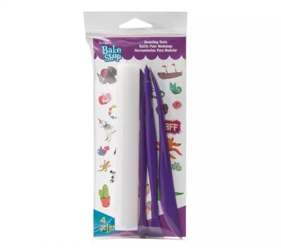 Sculpey Bake ShopÂ® Modeling Tools 4 pc