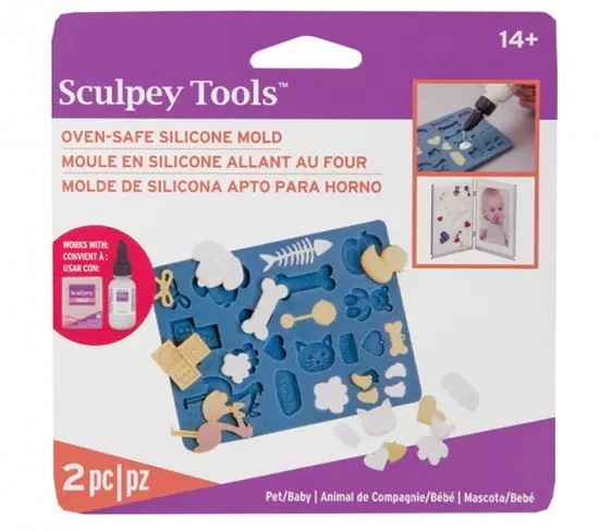 Sculpey Toolsâ„¢ Oven-Safe Molds: Pet/Baby