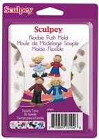 SculpeyÂ® Flexible Push Mold- Family Time