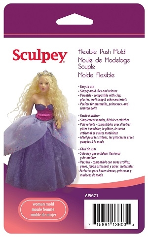 SculpeyÂ® Flexible Push Mold- Woman