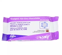 Sculpey Air-Dry Porcelain Clay- White