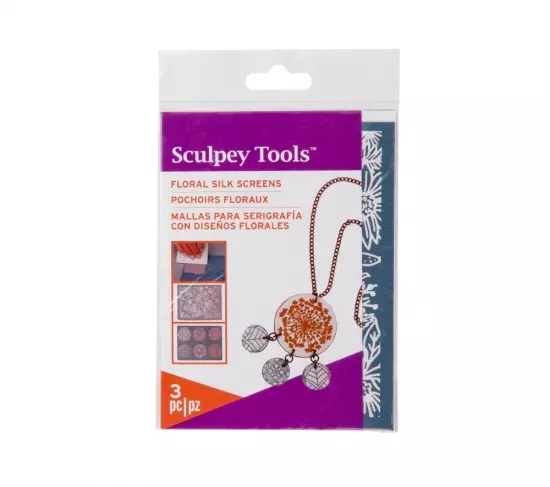 Sculpey Toolsâ„¢ Floral Silk Screens