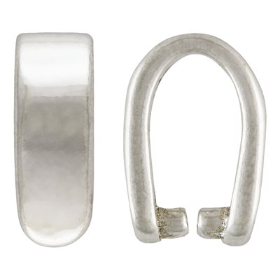 Sterling Silver Tiny Plain Bail