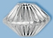 Sterling Silver Corrugated Mushroom Bead - 6.5mm - 1.25 mm Hole Size