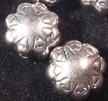 Sterling Silver Flower Bead - 9mm - 1.5mm Hole Size