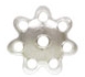 Sterling Silver Flower Bead Cap - 6.8mm