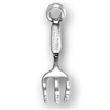 Sterling Silver Charm- Hand Rake