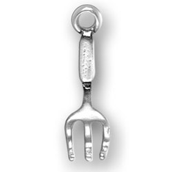 Sterling Silver Charm- Hand Rake