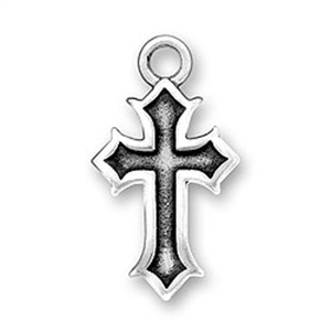 Sterling Silver Charm- Inset Cross