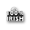 Sterling Silver Charm- 100% Irish