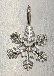 Sterling Silver Charm- Large Snowflake