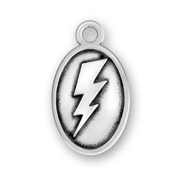 Sterling Silver Charm- Lightning Bolt