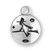 Sterling Silver Charm- Witch on Broom