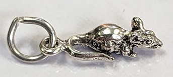 Sterling Silver Charm- Mouse