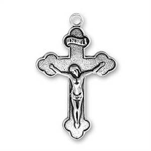 Sterling Silver Charm- Ornate Crucifix