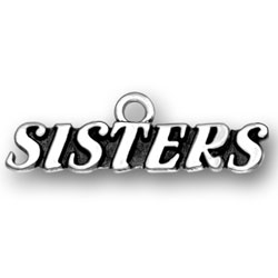 Sterling Silver Charm- Sisters