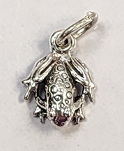 Sterling Silver Charm- Small Frog